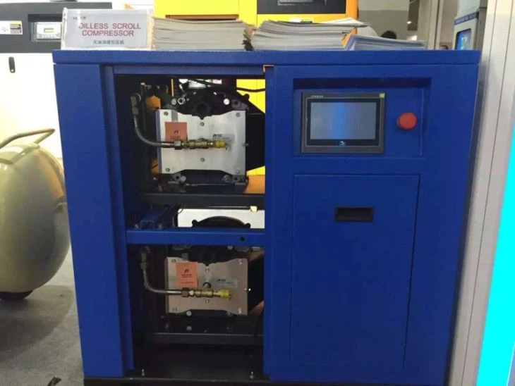 Tsawg Siab Siab Scroll Roj Cua Dawb Compressor